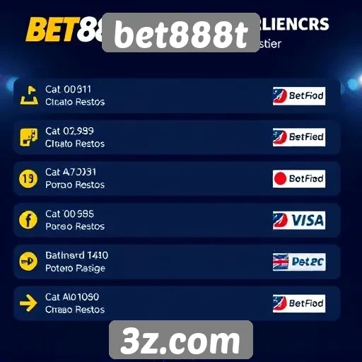 Métodos de pagamento aceitos no bet888t